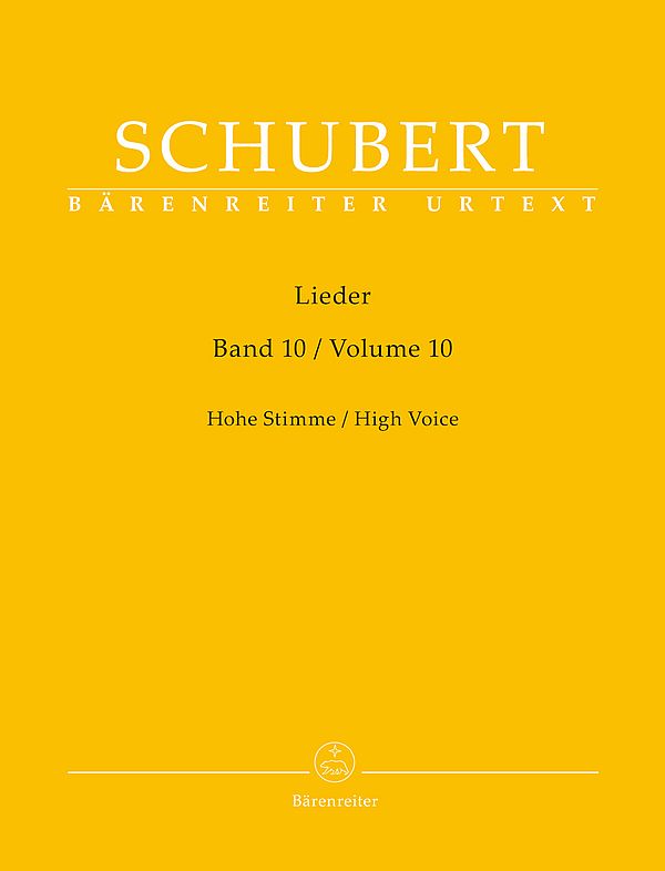 Lieder Band 10&nbsp;&nbsp;für hohe Stimme&nbsp;&nbsp;