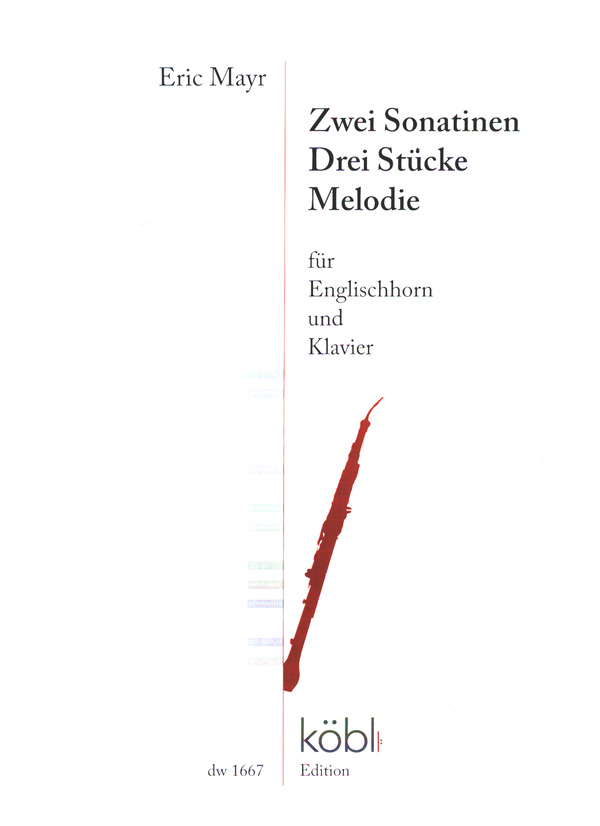 2 Sonatinen, 3 Stücke, Melodie  für Englischhorn und Klavier   