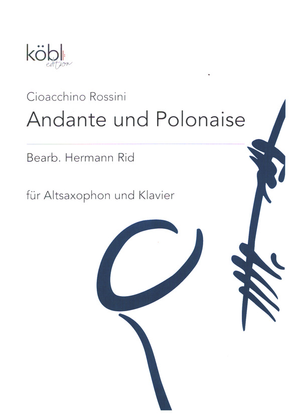 Andante und Polonaise  für Altsaxophon und Klavier  