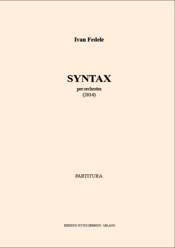 Syntax  Orchestra  Score