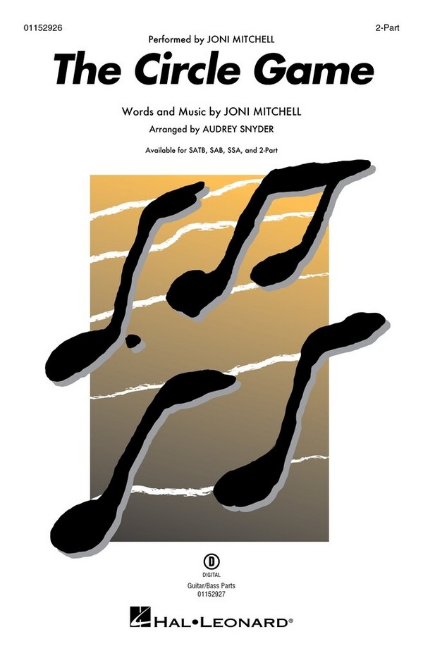 The Circle Game&nbsp;&nbsp;2-Part Choir&nbsp;&nbsp;Choral Score