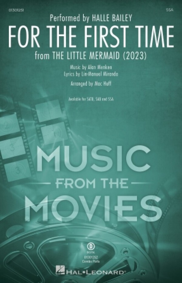 For the First Time  SSA  Choral Score