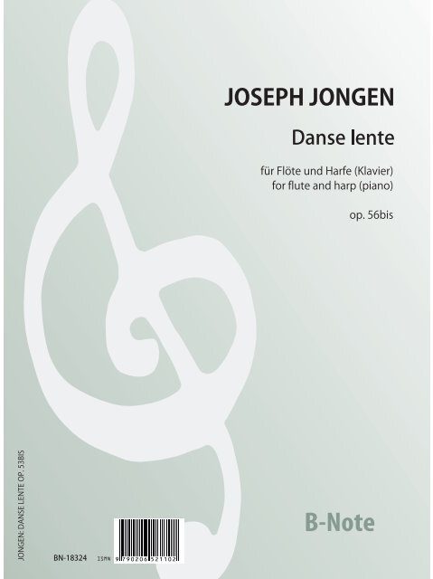 Danse lente op.65bis  für Flöte und Harfe (Klavier)   