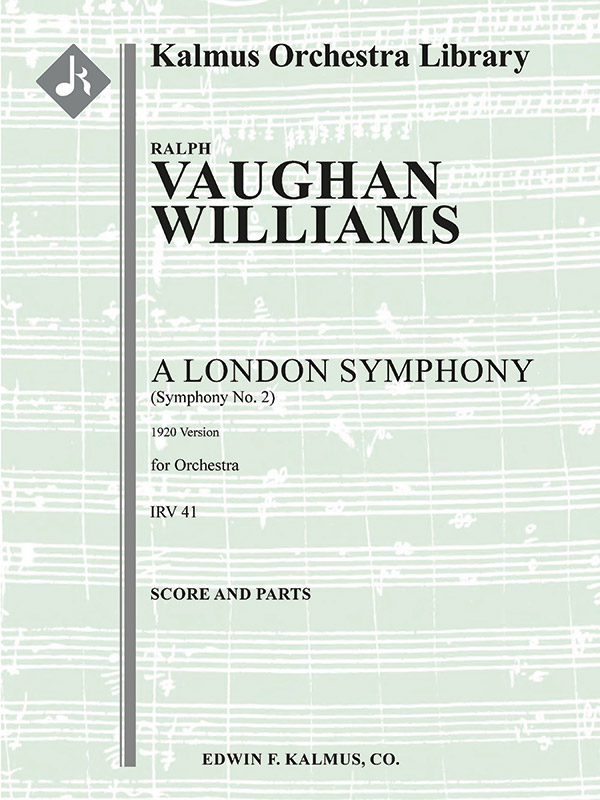 Symphony No. 2 A London Symphony (f/o)&nbsp;&nbsp;Full Orchestra&nbsp;&nbsp;