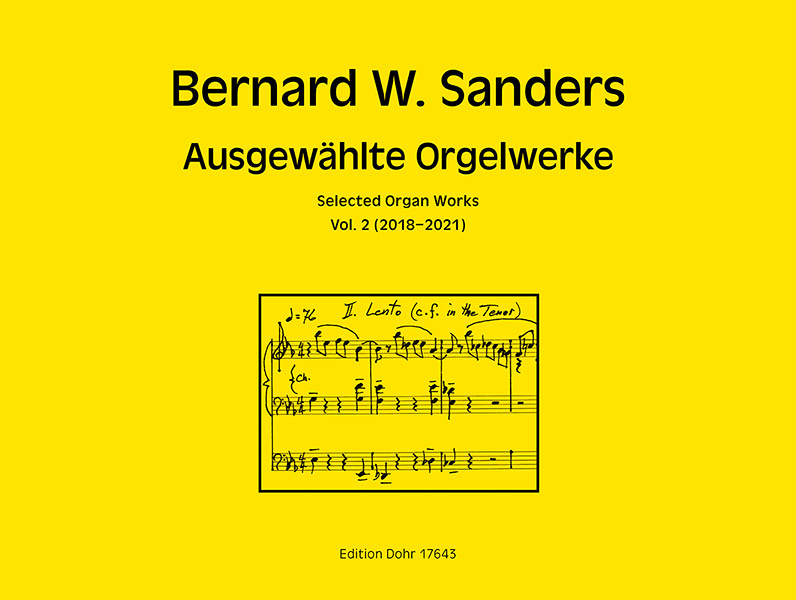Ausgewählte Orgelwerke, Vol. 2 (2018-2021)&nbsp;&nbsp;für Orgel&nbsp;&nbsp; 