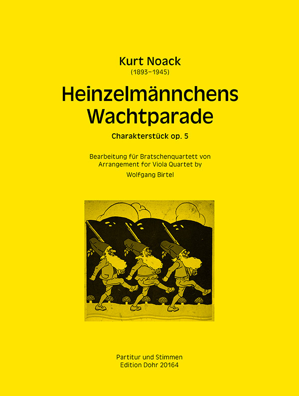 Heinzelmännchens Wachtparade op. 5 (für Bratschenquartett)  Violen (4)  Partitur, Stimme
