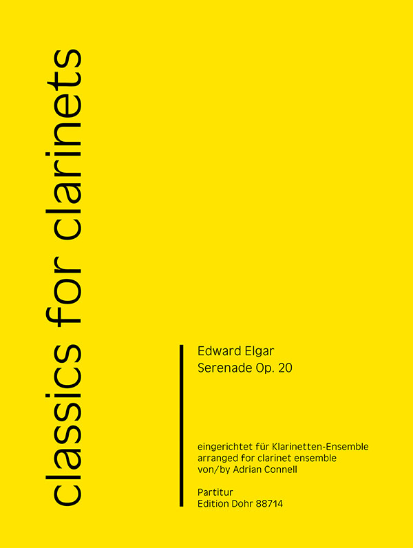 Serenade op. 20 &nbsp;&nbsp;für Klarinette-Ensemble&nbsp;&nbsp;Partitur