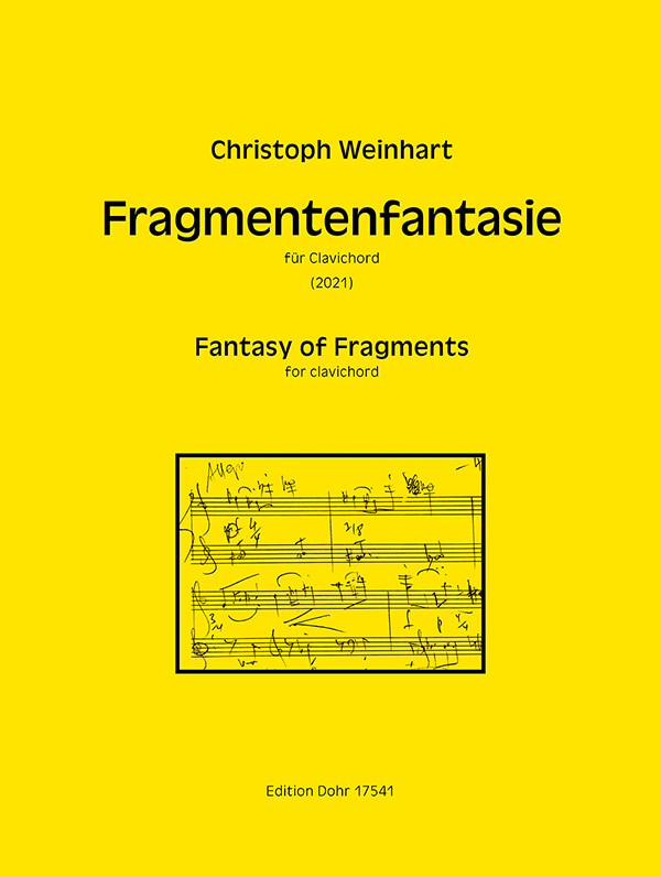 Fragmentenfantasie für Clavichord (2021)&nbsp;&nbsp;Clavichord&nbsp;&nbsp;Partitur