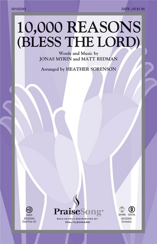 10000 Reasons (Bless the Lord)&nbsp;&nbsp;for mixed choir and piano&nbsp;&nbsp;choral score
