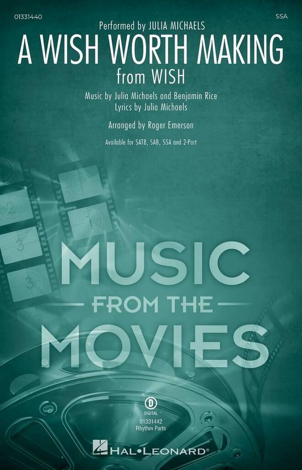 A Wish Worth Making&nbsp;&nbsp;SSA&nbsp;&nbsp;Chorpartitur