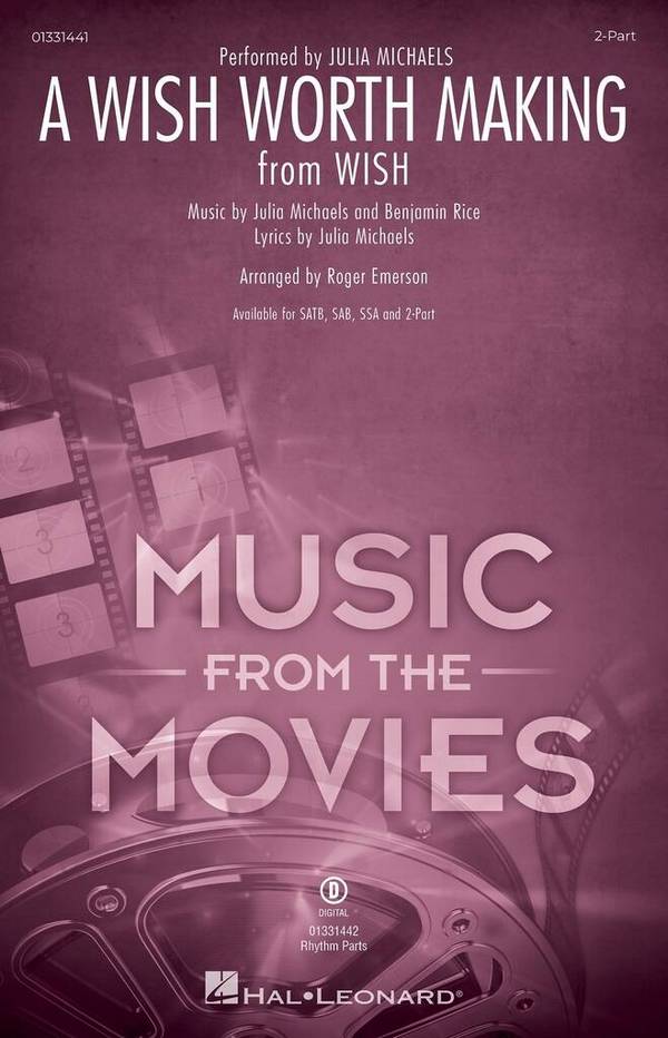 A Wish Worth Making&nbsp;&nbsp;2-Part Choir&nbsp;&nbsp;Chorpartitur