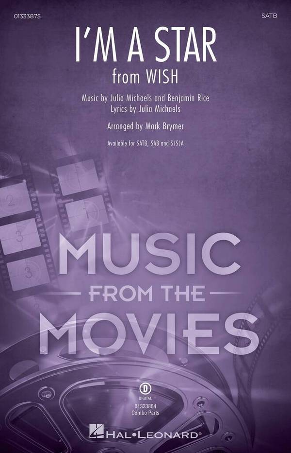 I'm a Star&nbsp;&nbsp;SATB&nbsp;&nbsp;Chorpartitur