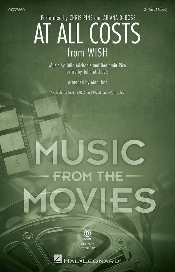 At All Costs&nbsp;&nbsp;2-Part Mixed Choir&nbsp;&nbsp;Chorpartitur