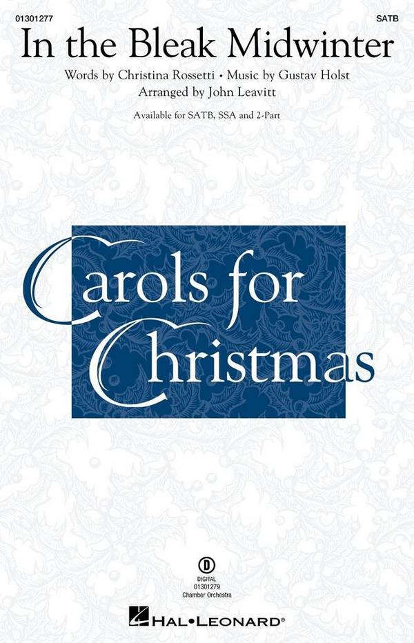 In the Bleak Midwinter&nbsp;&nbsp;SATB&nbsp;&nbsp;Chorpartitur