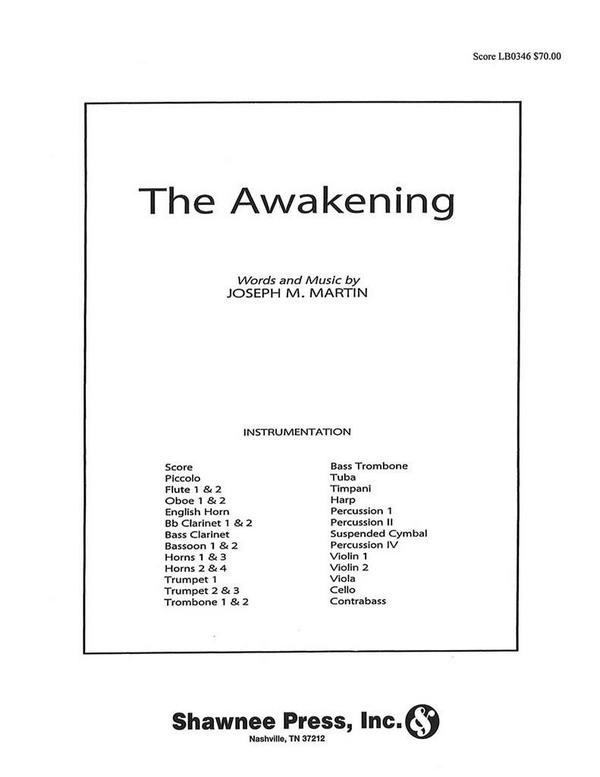 The Awakening&nbsp;&nbsp;Streichorchester&nbsp;&nbsp;Partitur + Stimmen
