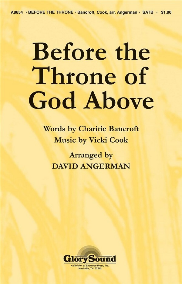 Before the Throne of God Above&nbsp;&nbsp;SATB&nbsp;&nbsp;Chorpartitur