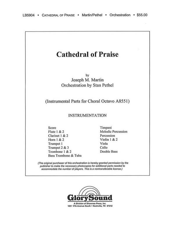 Cathedral of Praise&nbsp;&nbsp;Orchestra&nbsp;&nbsp;Partitur + Stimmen