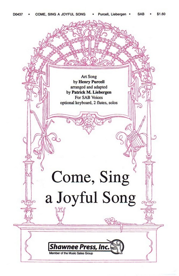 Come Sing a Joyful Song&nbsp;&nbsp;SAB&nbsp;&nbsp;Chorpartitur