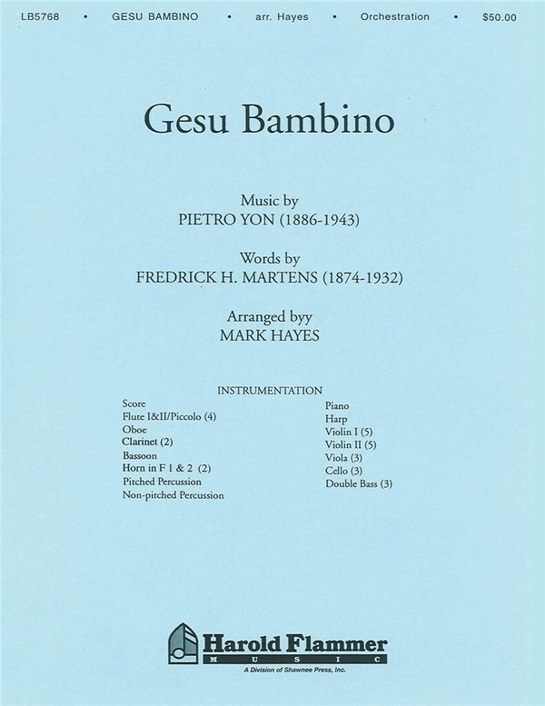 Gesu Bambino&nbsp;&nbsp;Orchestra&nbsp;&nbsp;Partitur + Stimmen
