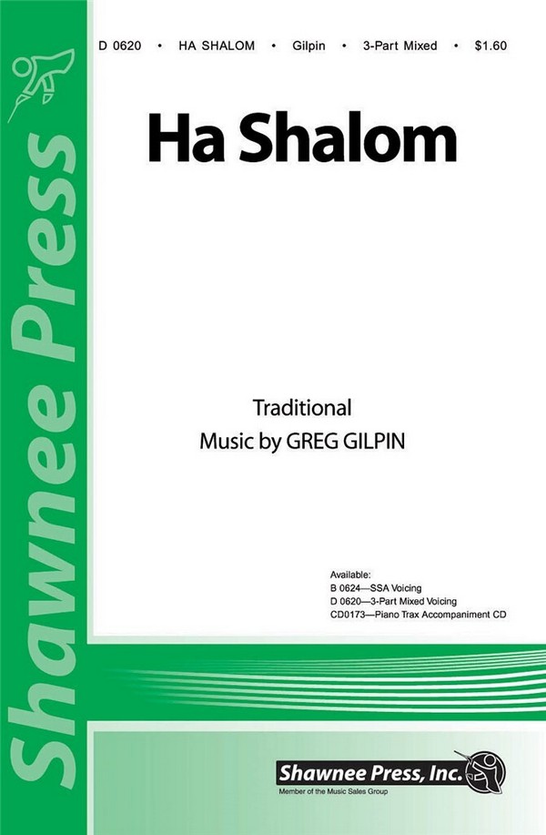 Ha Shalom  3-Part Choir  Chorpartitur