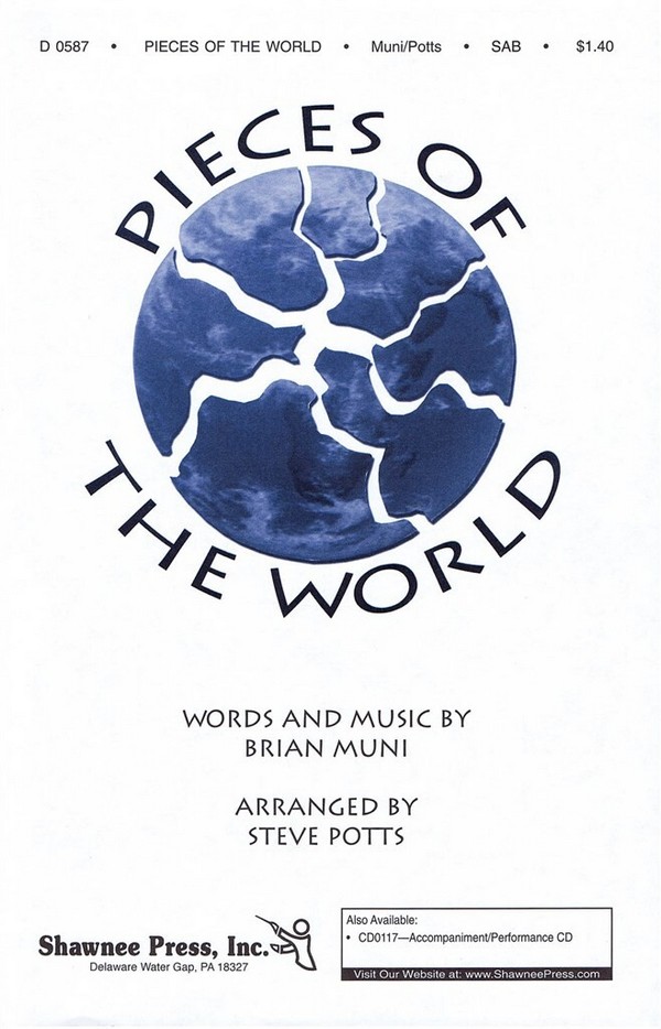 Pieces of the World&nbsp;&nbsp;SAB&nbsp;&nbsp;Chorpartitur