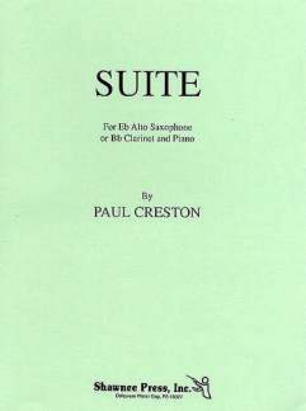 Suite for Saxophone Quartet&nbsp;&nbsp;Saxophonquartett&nbsp;&nbsp;Partitur + Stimmen