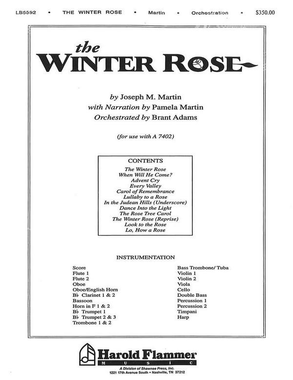 The Winter Rose&nbsp;&nbsp;Orchestra&nbsp;&nbsp;Partitur + Stimmen