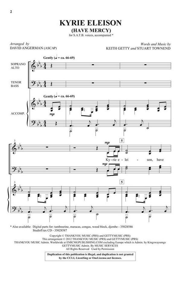 Kyrie Eleison&nbsp;&nbsp;SATB&nbsp;&nbsp;Chorpartitur