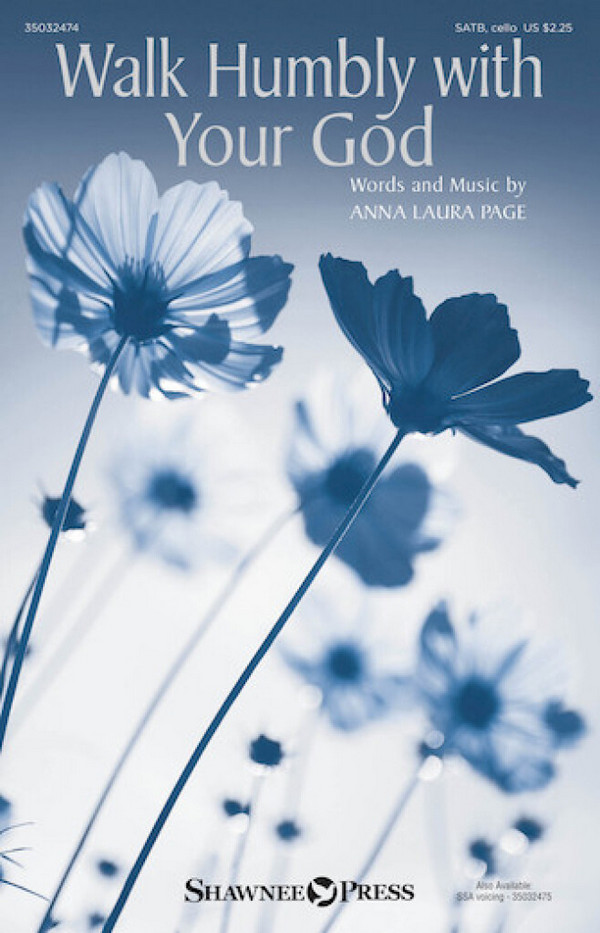 Walk Humbly With Your God&nbsp;&nbsp;SATB and Cello&nbsp;&nbsp;Chorpartitur