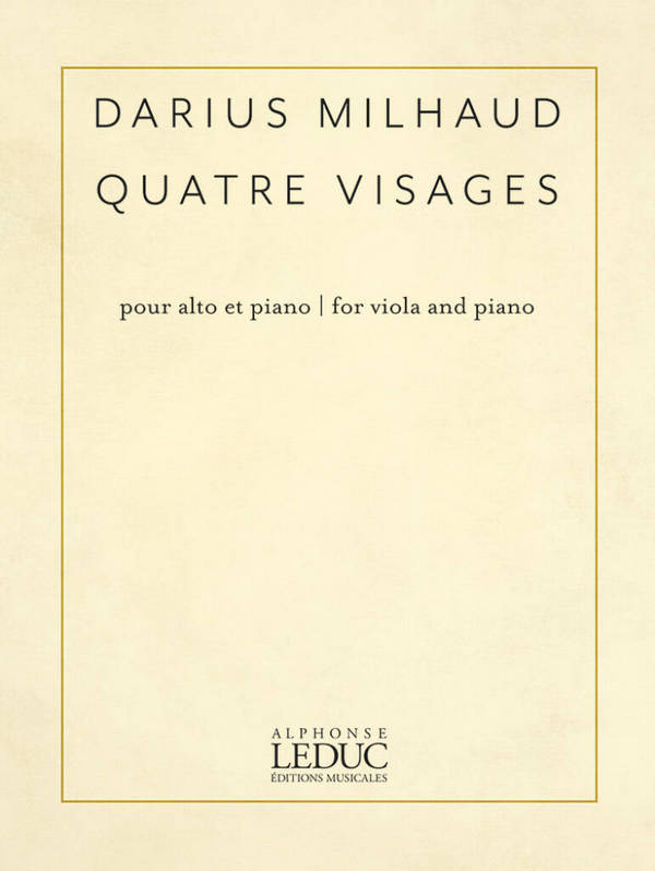 Quatre Visages&nbsp;&nbsp;pour alto et piano&nbsp;&nbsp; 