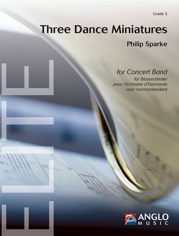 Three Dance Miniatures  for concert band  score