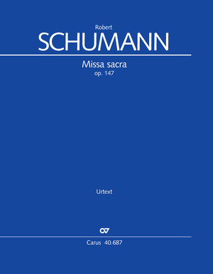 Missa sacra op.147 c-Moll&nbsp;&nbsp;für Soli (STB), gem Chor und Orchester&nbsp;&nbsp;Partitur