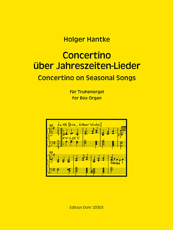 Concertino über Jahreszeiten-Lieder&nbsp;&nbsp;für Truhenorgel &nbsp;&nbsp; 