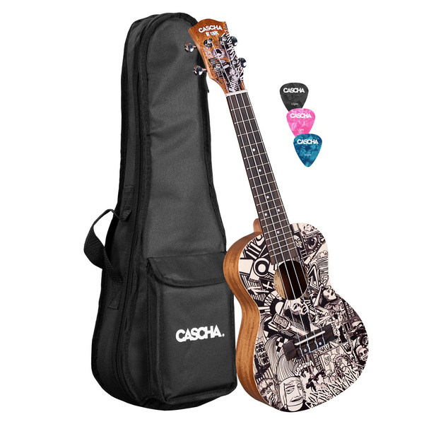 Concert Ukulele Art Series Sketch    