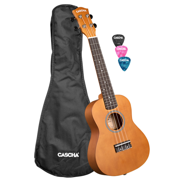 Concert Ukulele Linden Brown (incl. Bag, 3 Picks)    