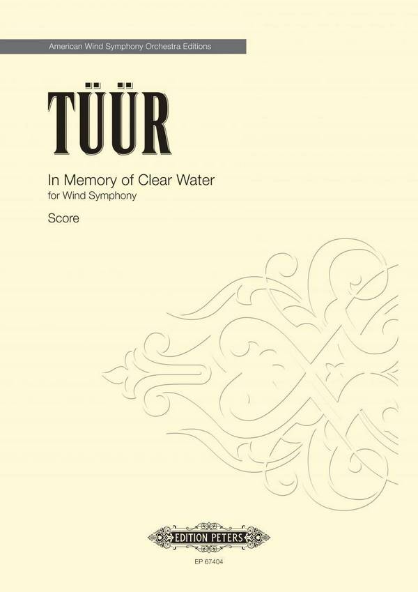 In Memory of Clear Water (score)&nbsp;&nbsp;&nbsp;&nbsp;
