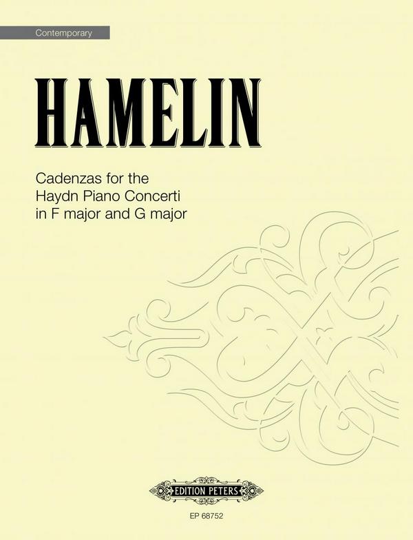 Cadenzas for Haydn Piano Concerti F, G&nbsp;&nbsp;&nbsp;&nbsp;