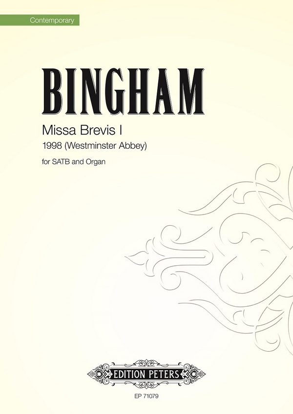 Missa Brevis I - 1998 (Westminster Abbe)&nbsp;&nbsp;&nbsp;&nbsp;