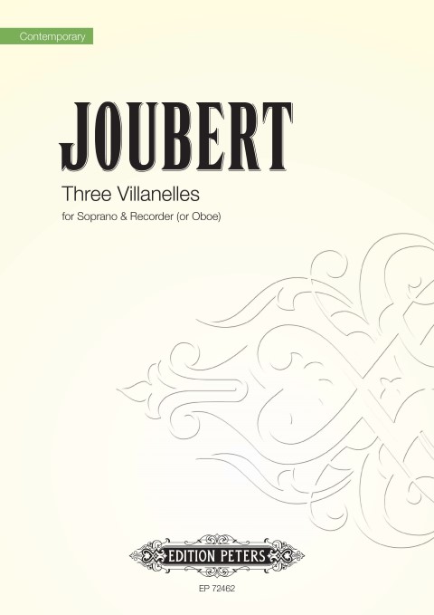 Three Villanelles (score)&nbsp;&nbsp;&nbsp;&nbsp;