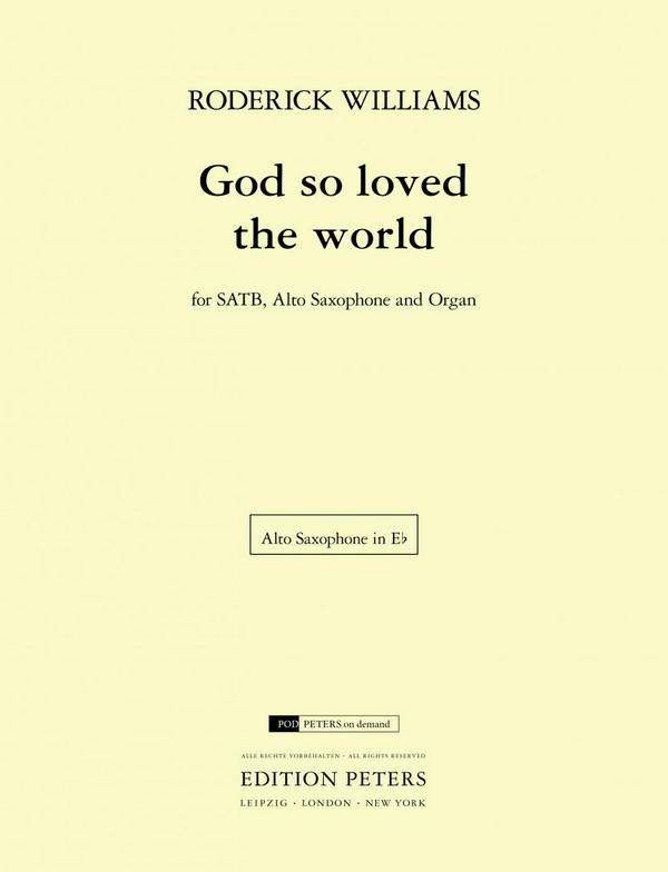 God so loved the world&nbsp;&nbsp;&nbsp;&nbsp;