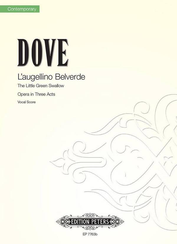 L'augellino Belverde - Vocal score&nbsp;&nbsp;&nbsp;&nbsp;
