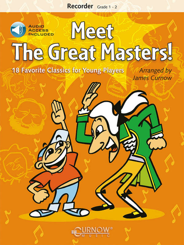 Meet The Great Masters - Recorder&nbsp;&nbsp;Soprano Recorder&nbsp;&nbsp;Book & Audio-Online