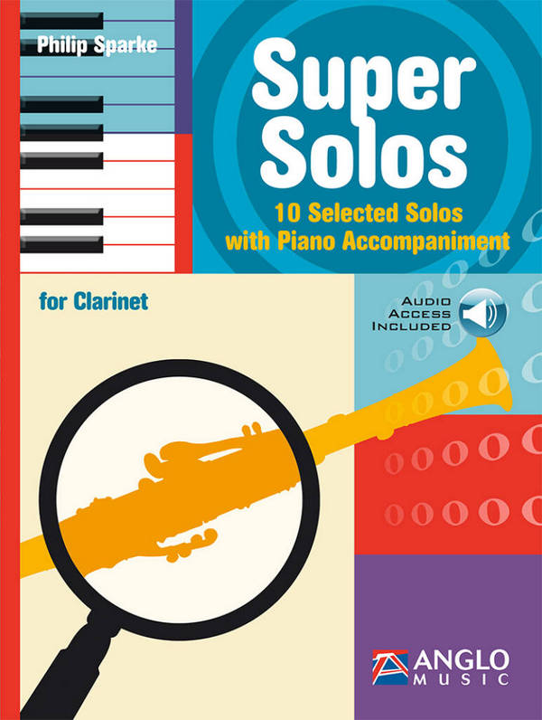 Super Solos  Clarinet and Piano  Book & Part & A-Online