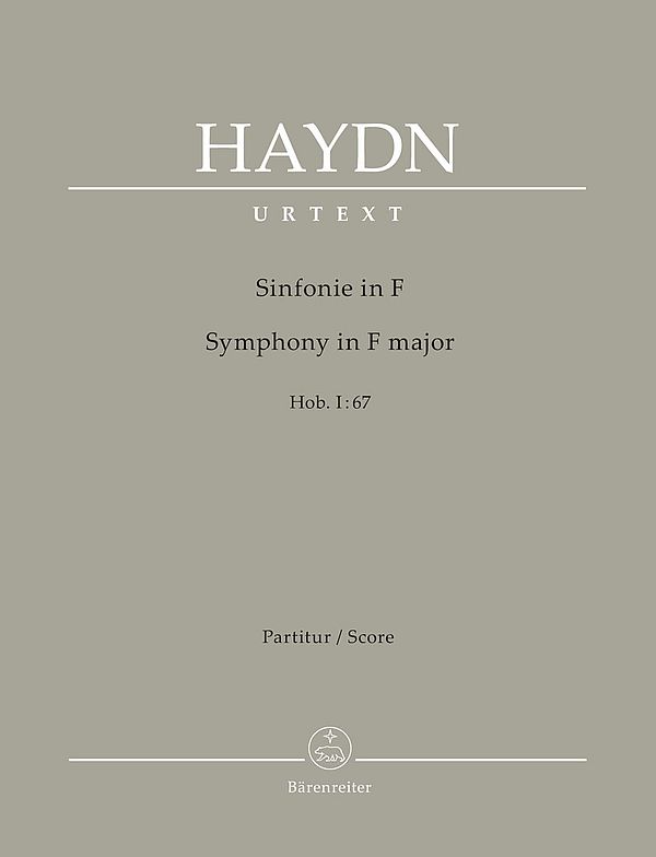 Sinfonie F-Dur Hob. I:67&nbsp;&nbsp;für Orchester&nbsp;&nbsp;Partitur