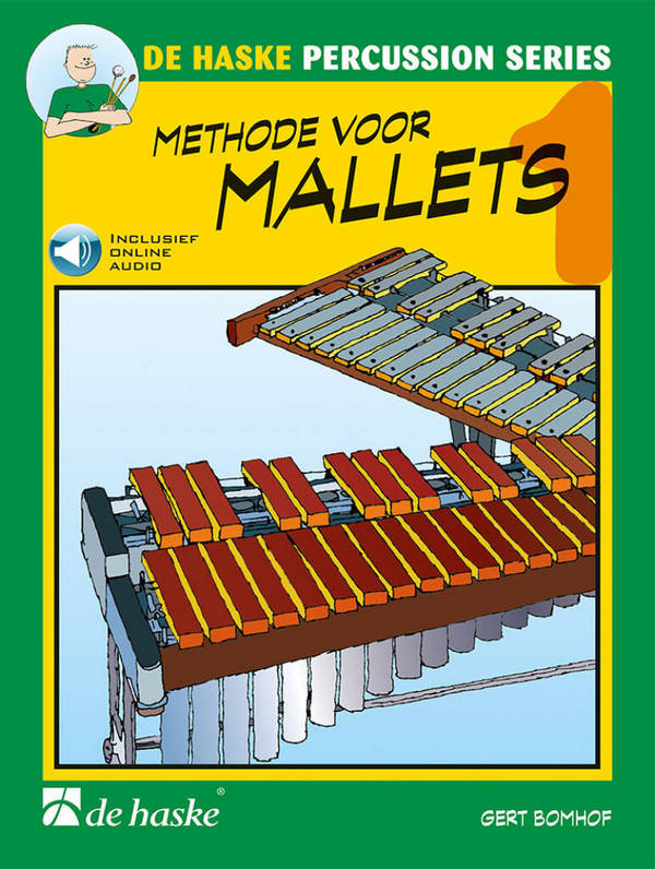 Methode voor Mallets 1&nbsp;&nbsp;Mallet Instruments&nbsp;&nbsp;Book & Audio-Online
