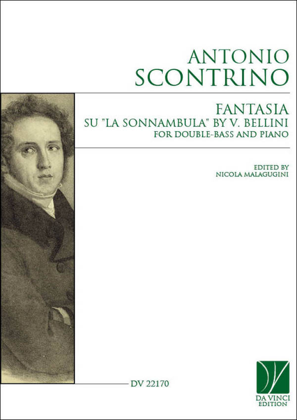 Fantasia su ''La Sonnambula'' by V. Bellini'  Double Bass and Piano  Book & Part[s]