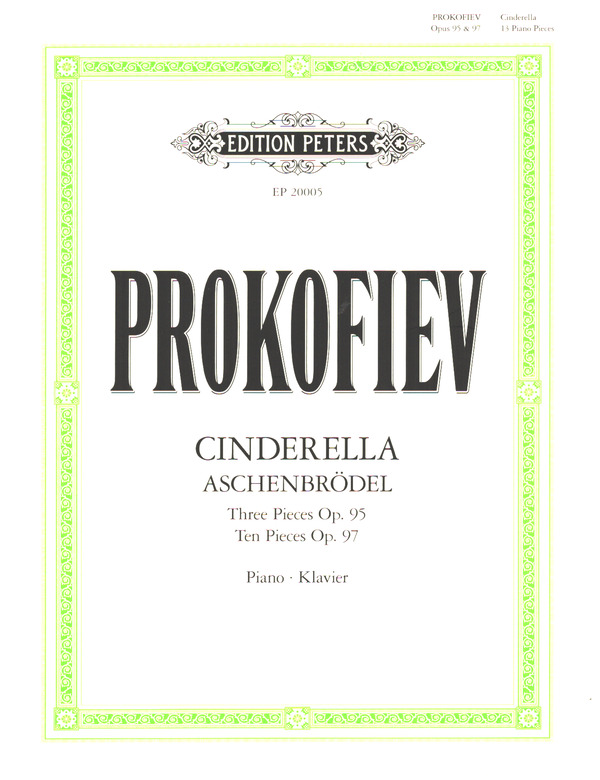 Cinderella (Aschenbrödel) op.95, op.97  für Klavier  