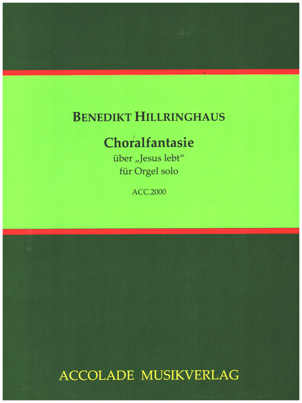 Choralfantasie über 'Jesus lebt'  für Orgel solo   