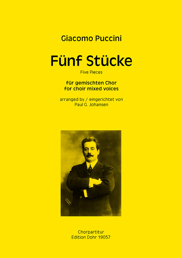 Fünf Stücke &nbsp;&nbsp;für gem Chor a cappella&nbsp;&nbsp;Partitur/Chorpartitur