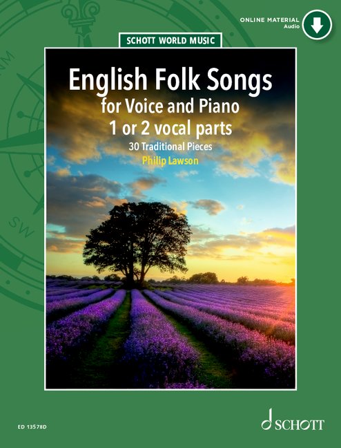 English Folk Songs&nbsp;&nbsp;1-2 Singstimmen und Klavier&nbsp;&nbsp;